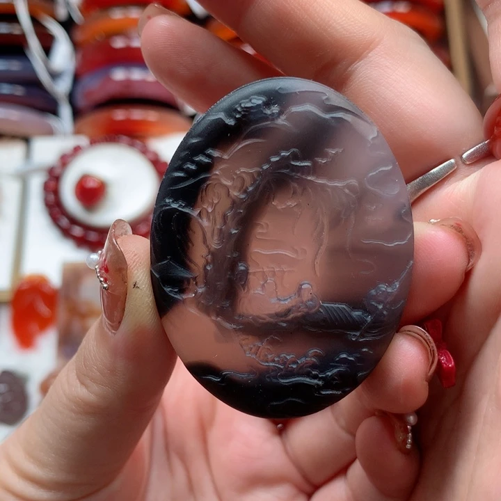 玛瑙/玉髓手镯未镶嵌三*哥