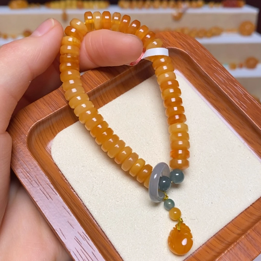 【闪购商品】未镶嵌蜜蜡手链手串