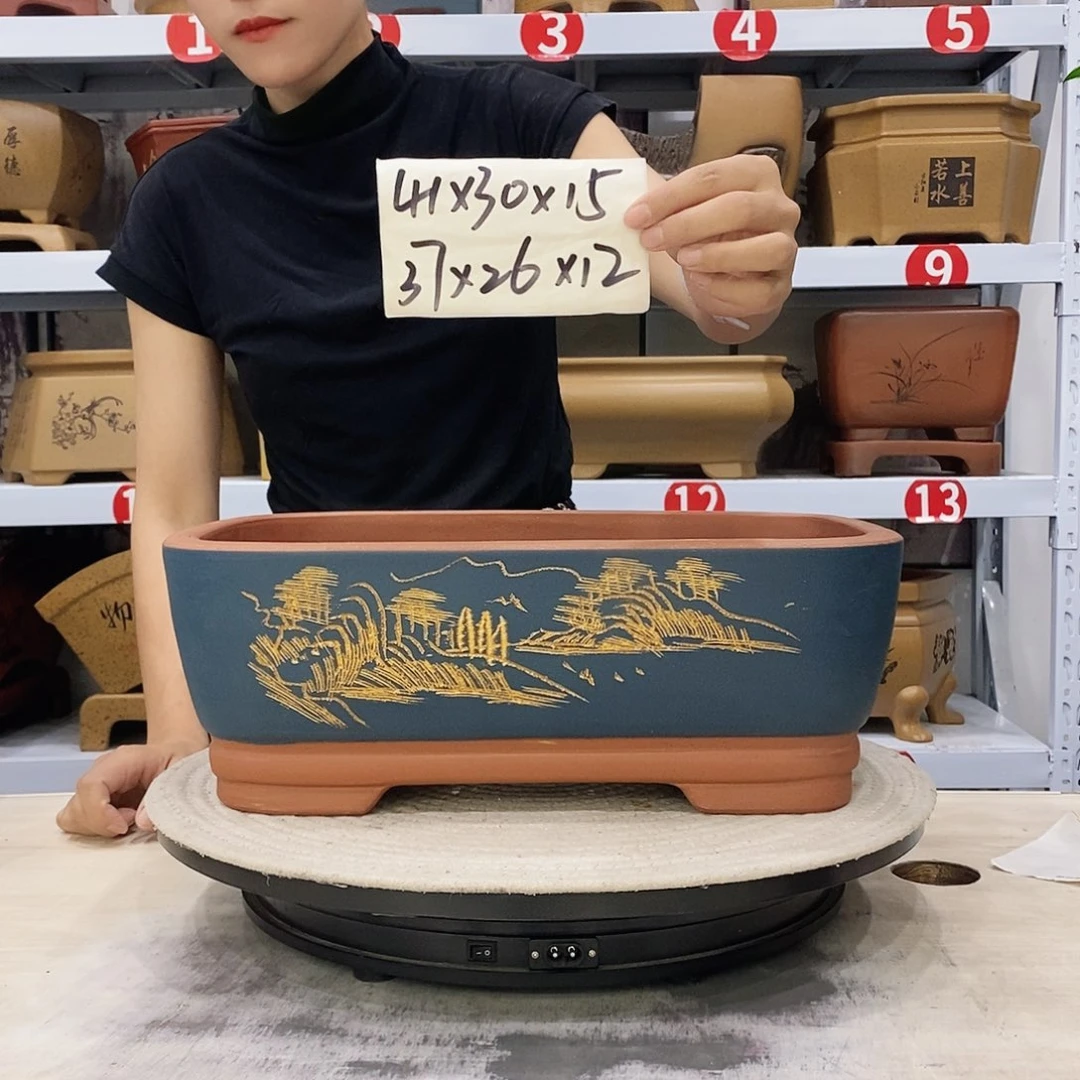 紫砂花盆紫砂花盆