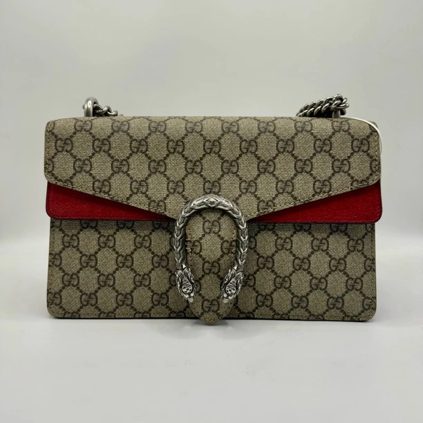 95新 GUCCI/古驰 酒神单肩斜挎链条包