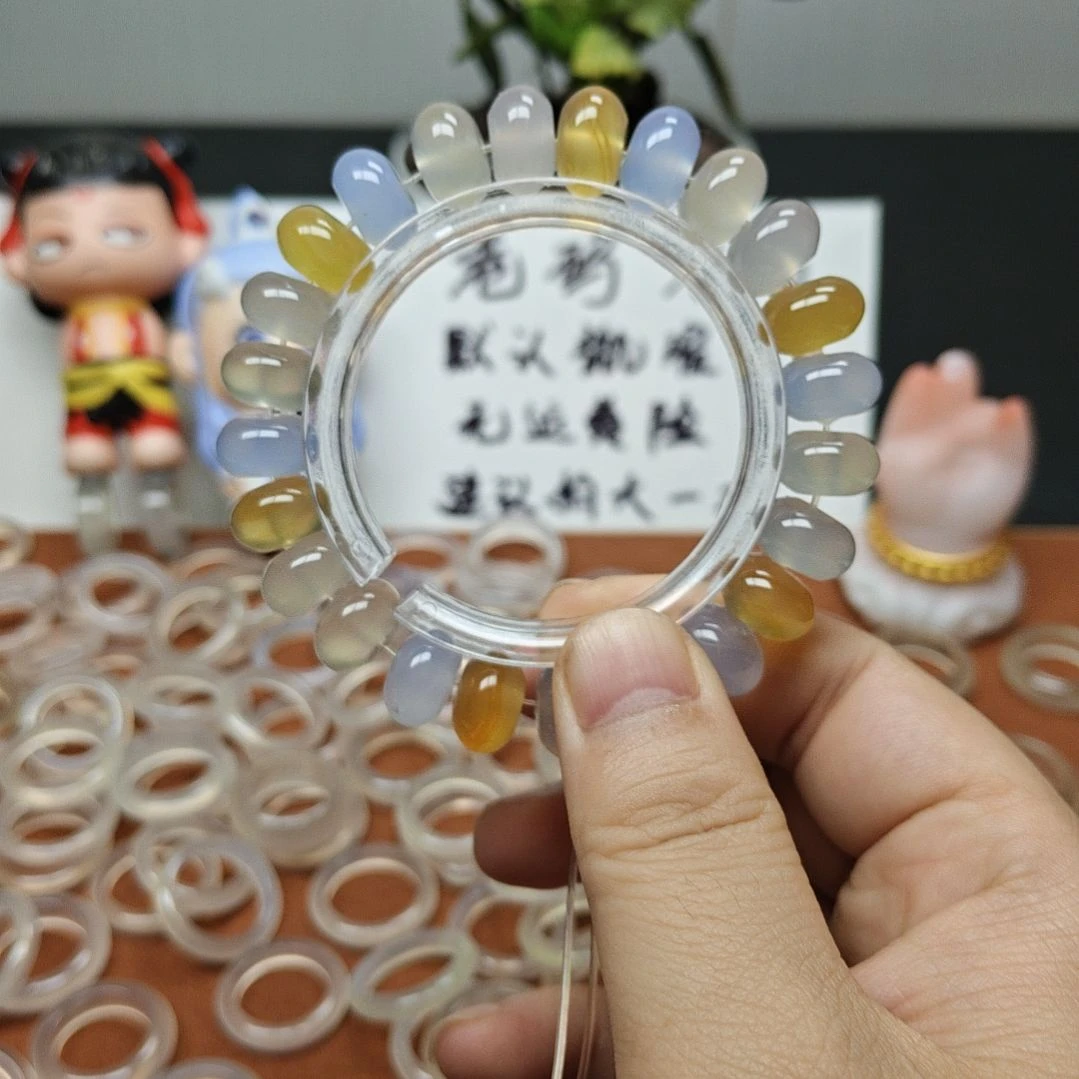 玛瑙/玉髓合金戒指