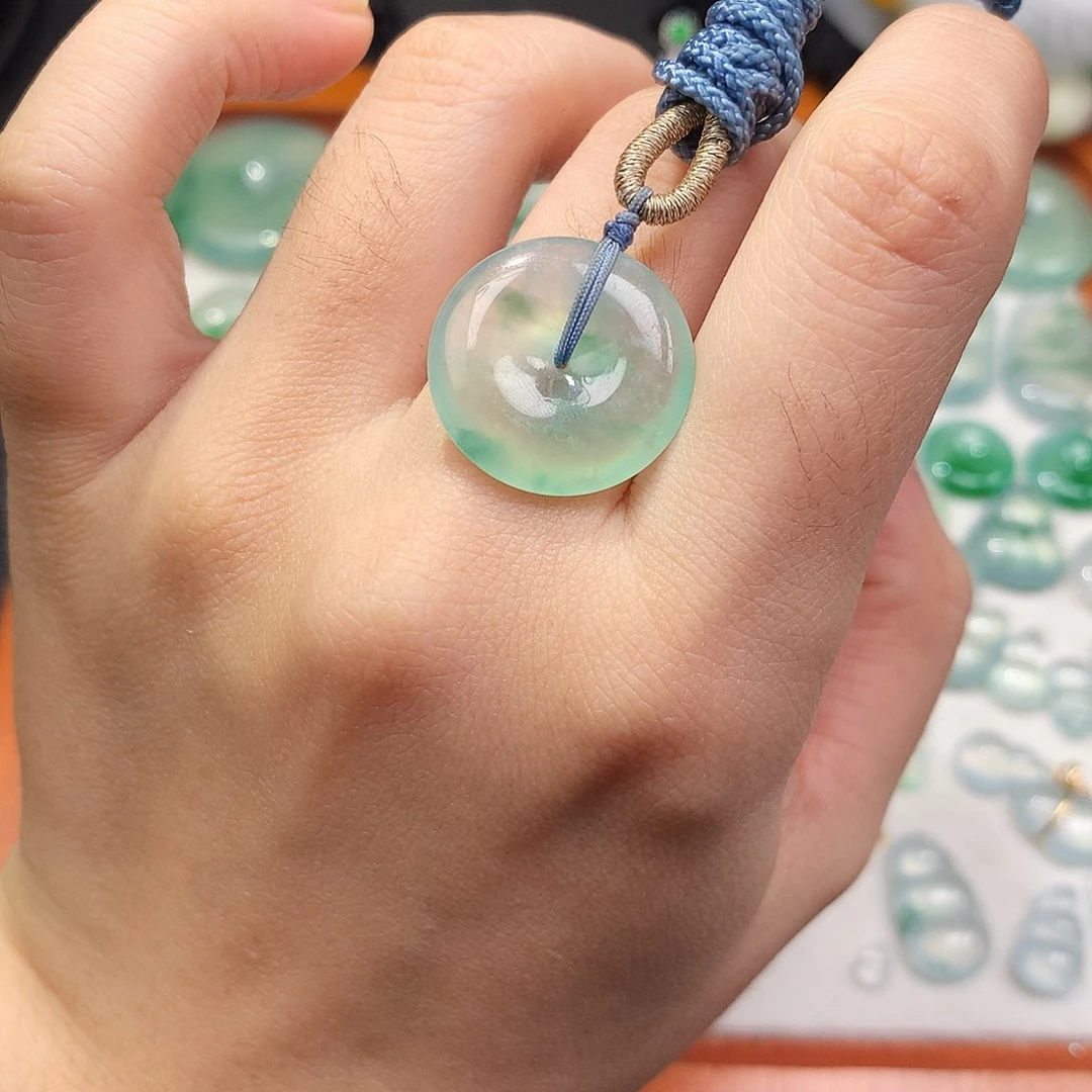 吊坠(不含链)未镶嵌翡翠铃****当平安扣