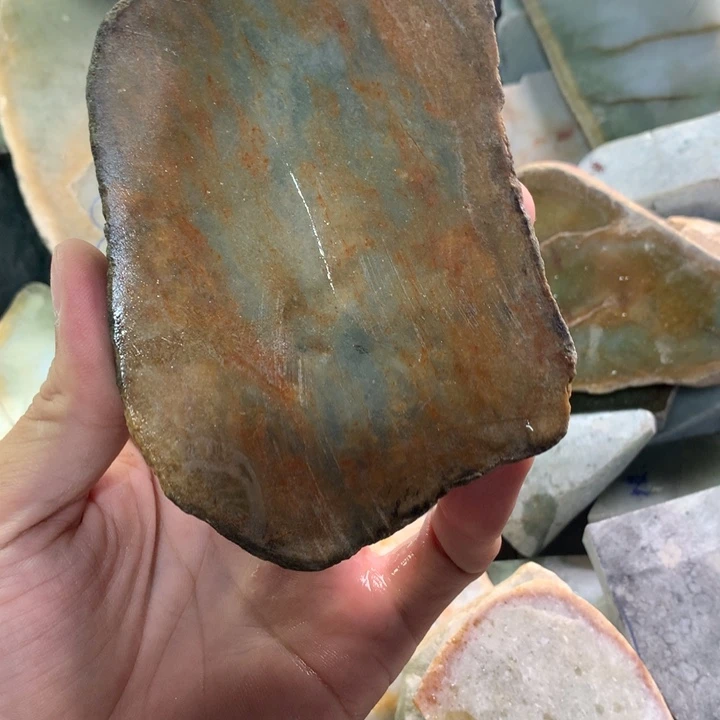 裸石翡翠33号直接做摆件