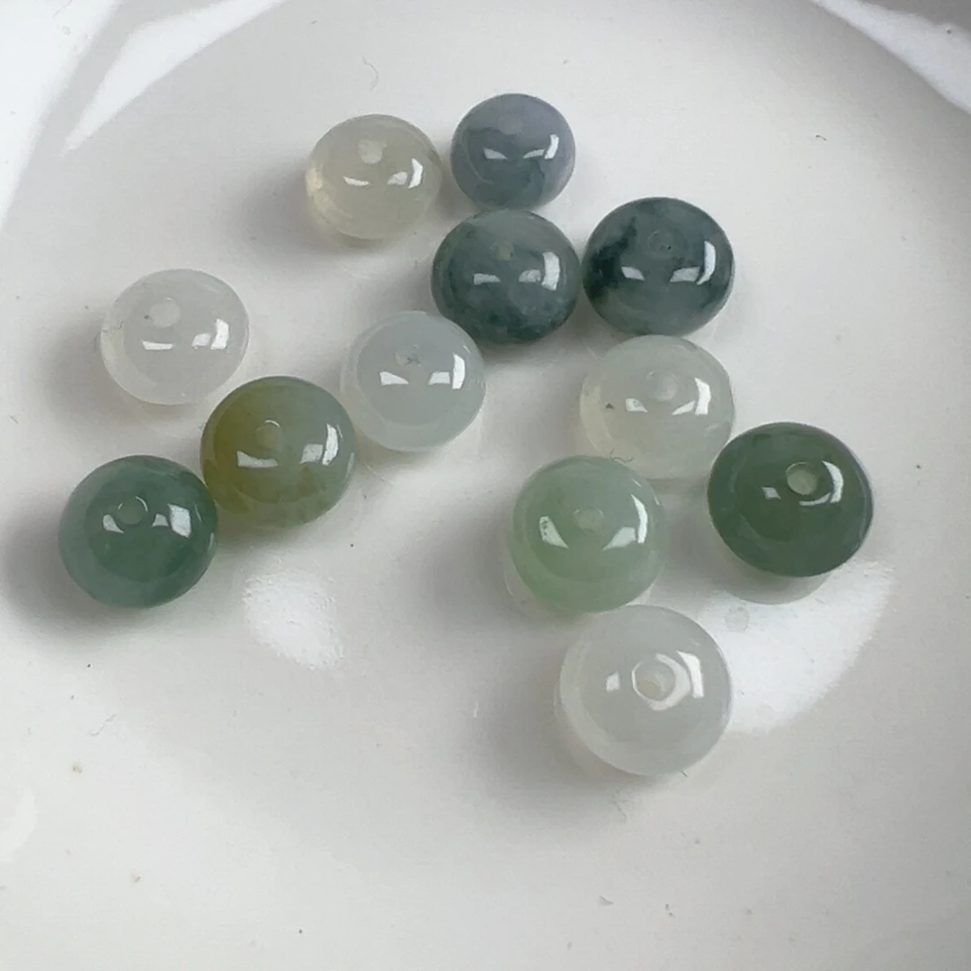 翡翠散珠翡翠鼓珠卡9➕一颗可挑