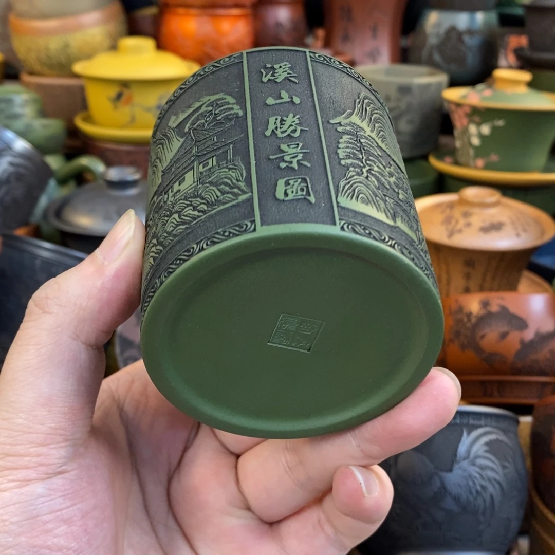 紫砂公道杯宜兴全手工紫砂杯