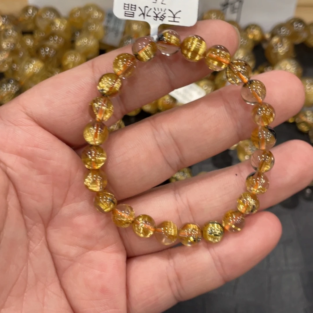 水晶手链未镶嵌aaa0163钛晶