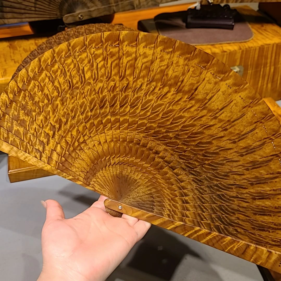 海***境金丝楠21小叶桢楠金丝楠木苏扇老料