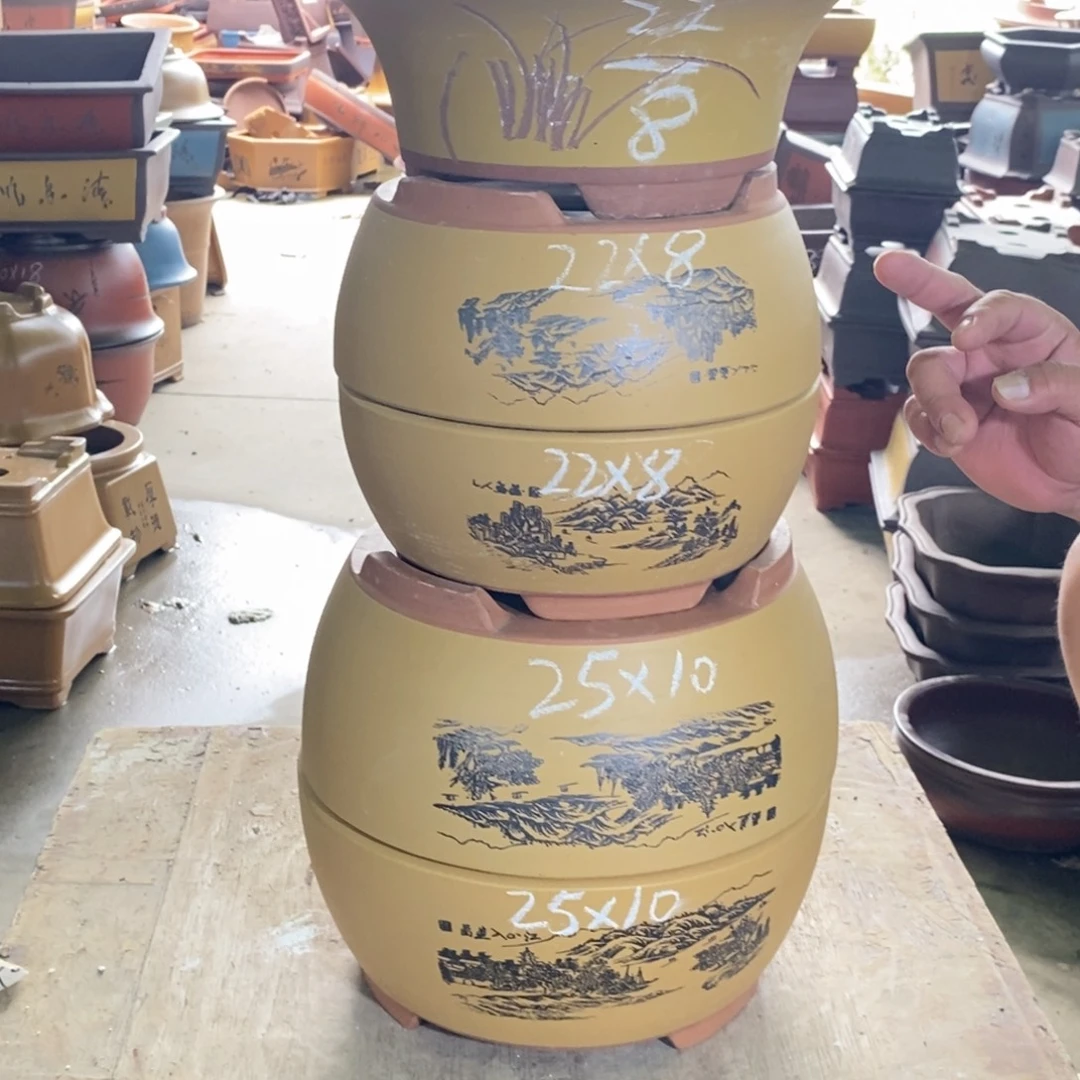 紫砂花盆紫砂紫砂