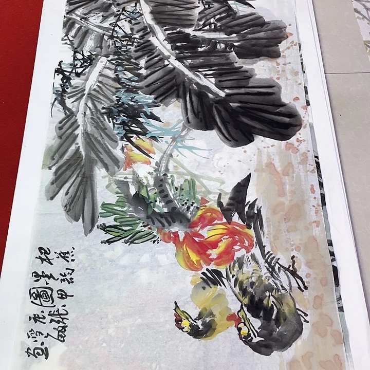 国画张圣敏先生纯手绘作品