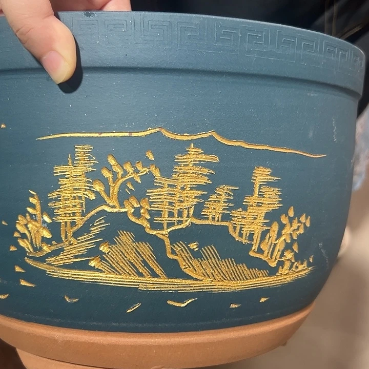 紫砂花盆口径25 15