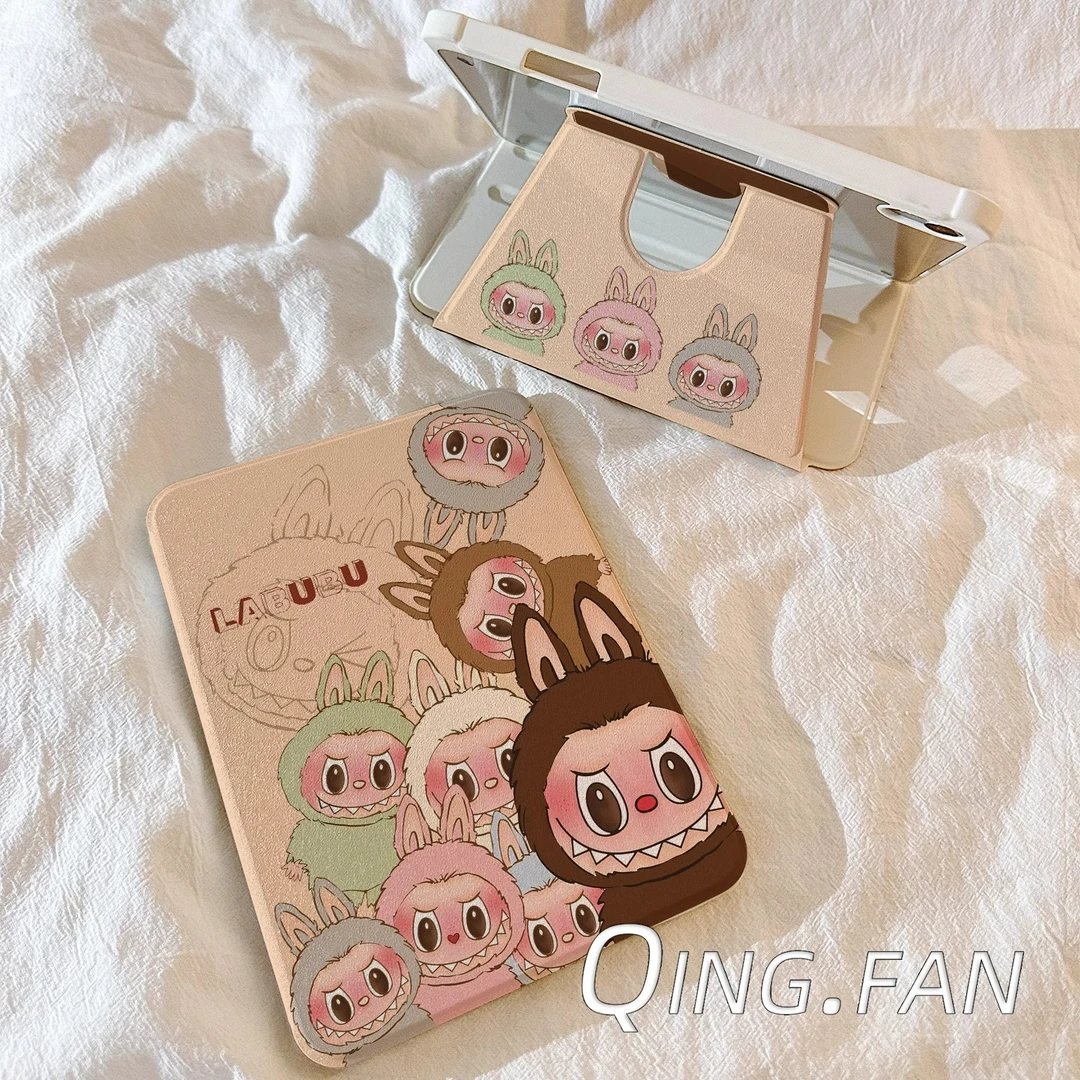 拉布布适用苹果iPadPro13保护壳360旋转iPadAir7带笔槽11英寸10.2