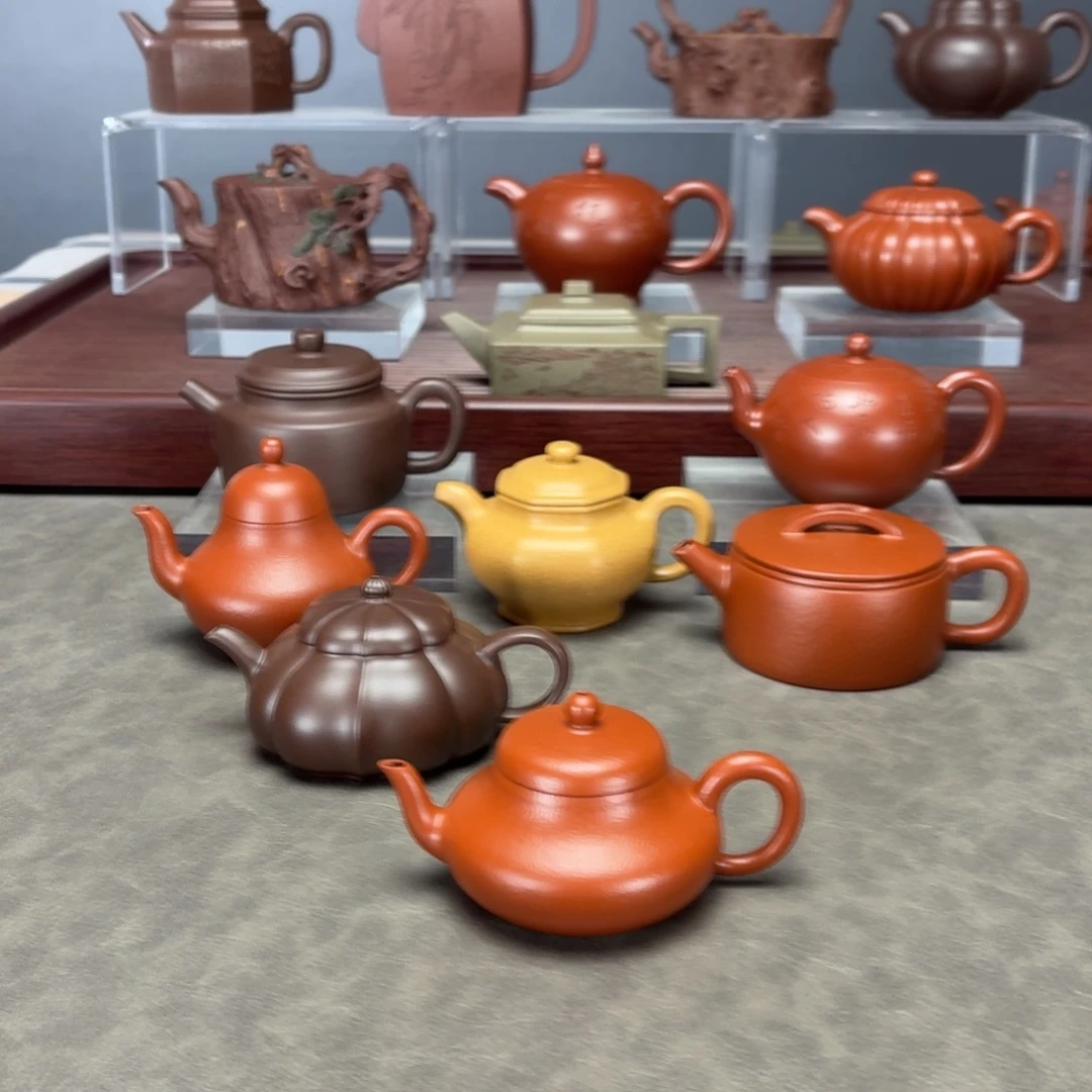 王***冶茶壶紫砂君德120CC朱泥