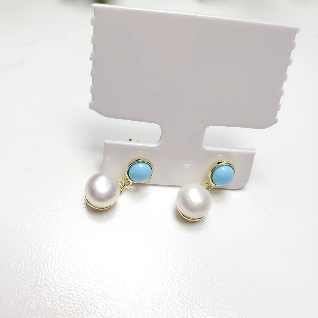 Q499【赵小姐】时尚珍珠耳坠多样发其一