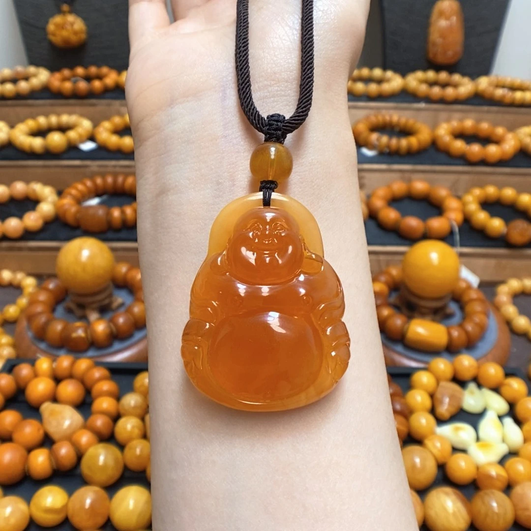 未镶嵌颈饰蜜蜡蜜蜡