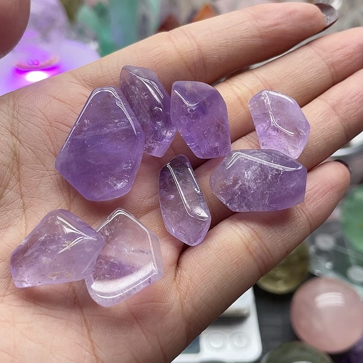 未镶嵌珠宝半成品水晶50紫水晶随行（福利包）