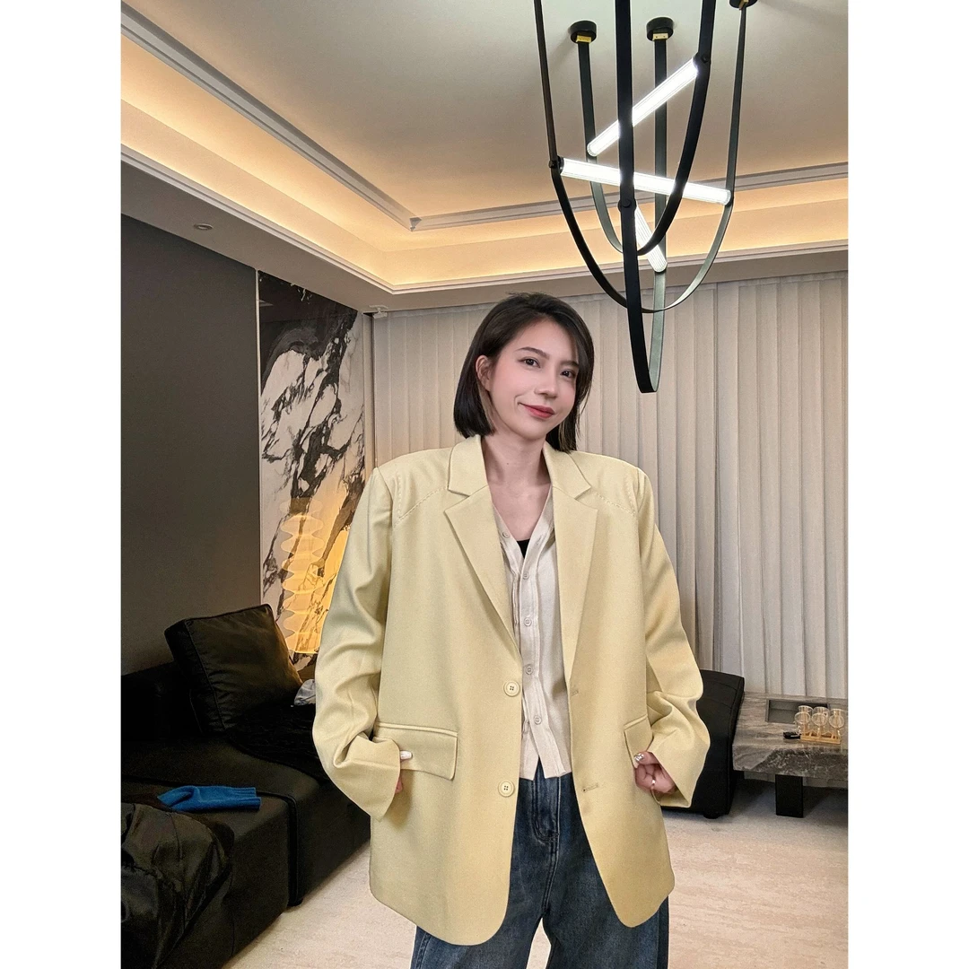 【XXZ】黑色西装外套女高级感时尚气质女春秋新款C7910