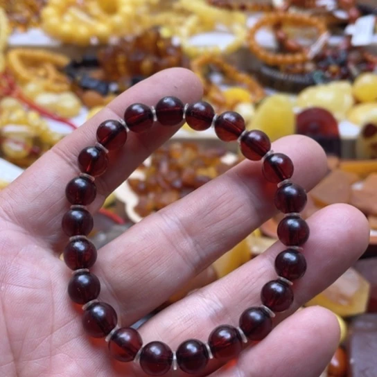 未镶嵌蜜蜡手串手串