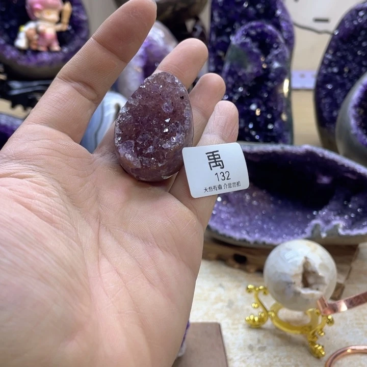 未镶嵌珠宝半成品紫晶