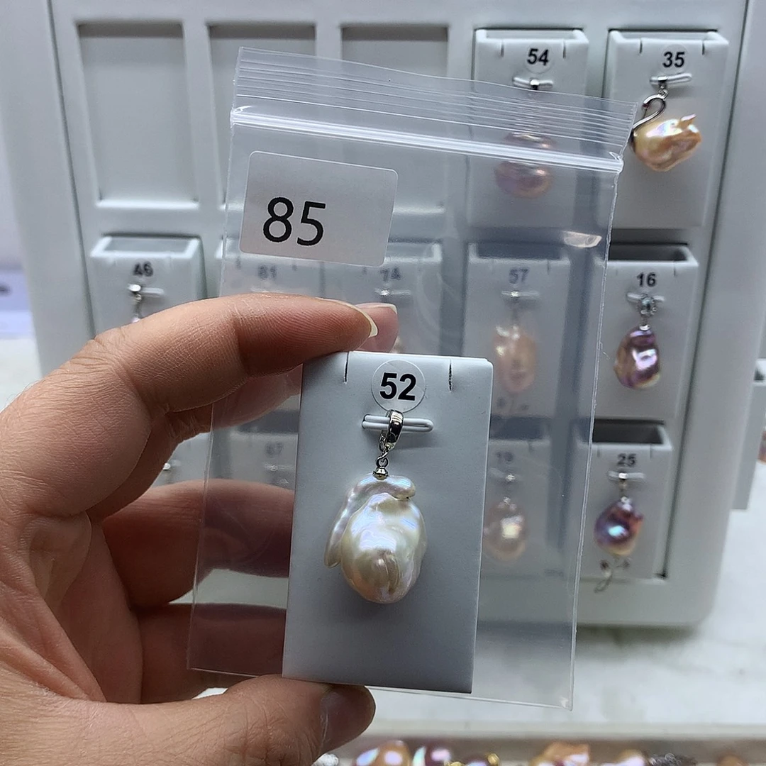 淡水珍珠吊坠(不含链)合金