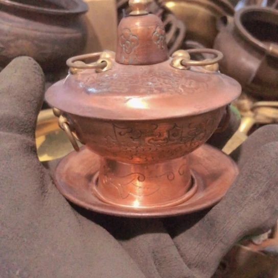 心***师闪电购铜摆件工艺品