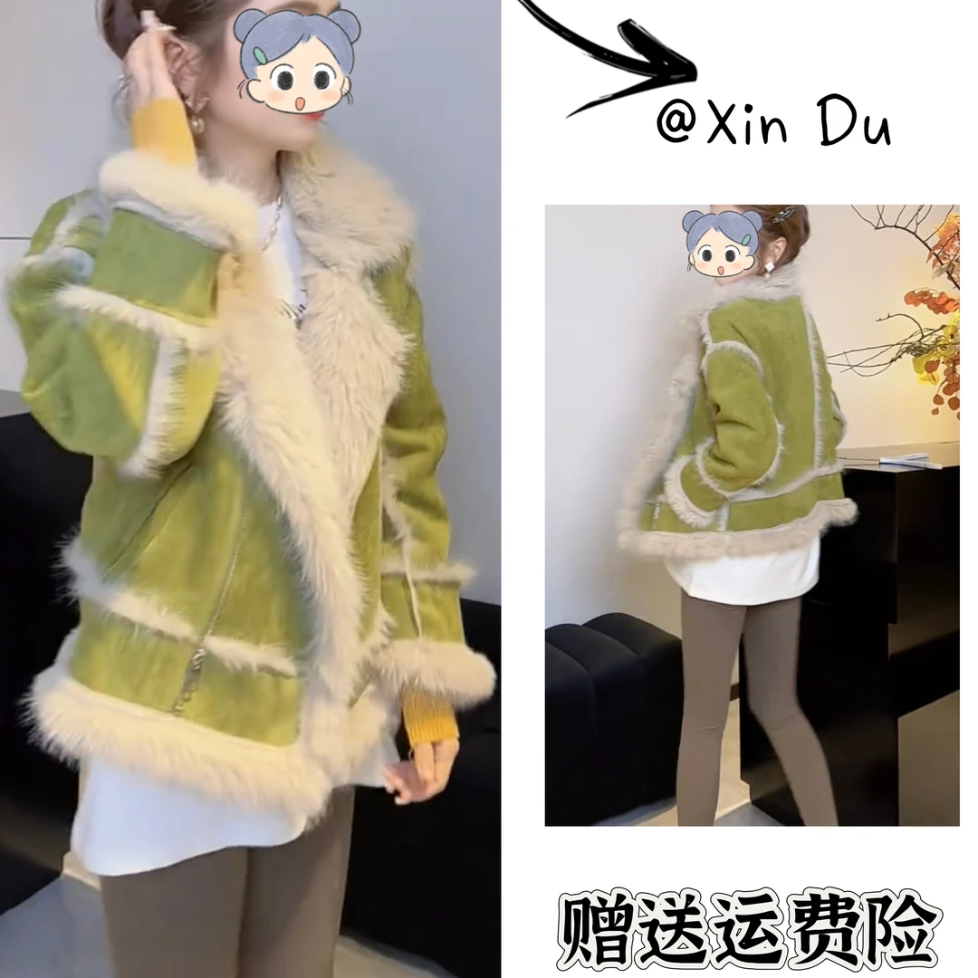 2025秋冬季新款时尚显瘦气质女士网红洋气外套百搭款D24934