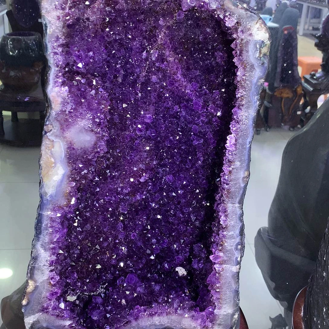 未镶嵌大型摆件（非配饰）紫晶