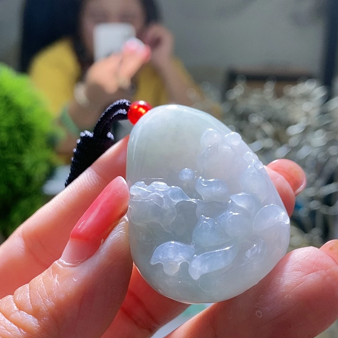 【闪购商品】翡翠未镶嵌颈饰花