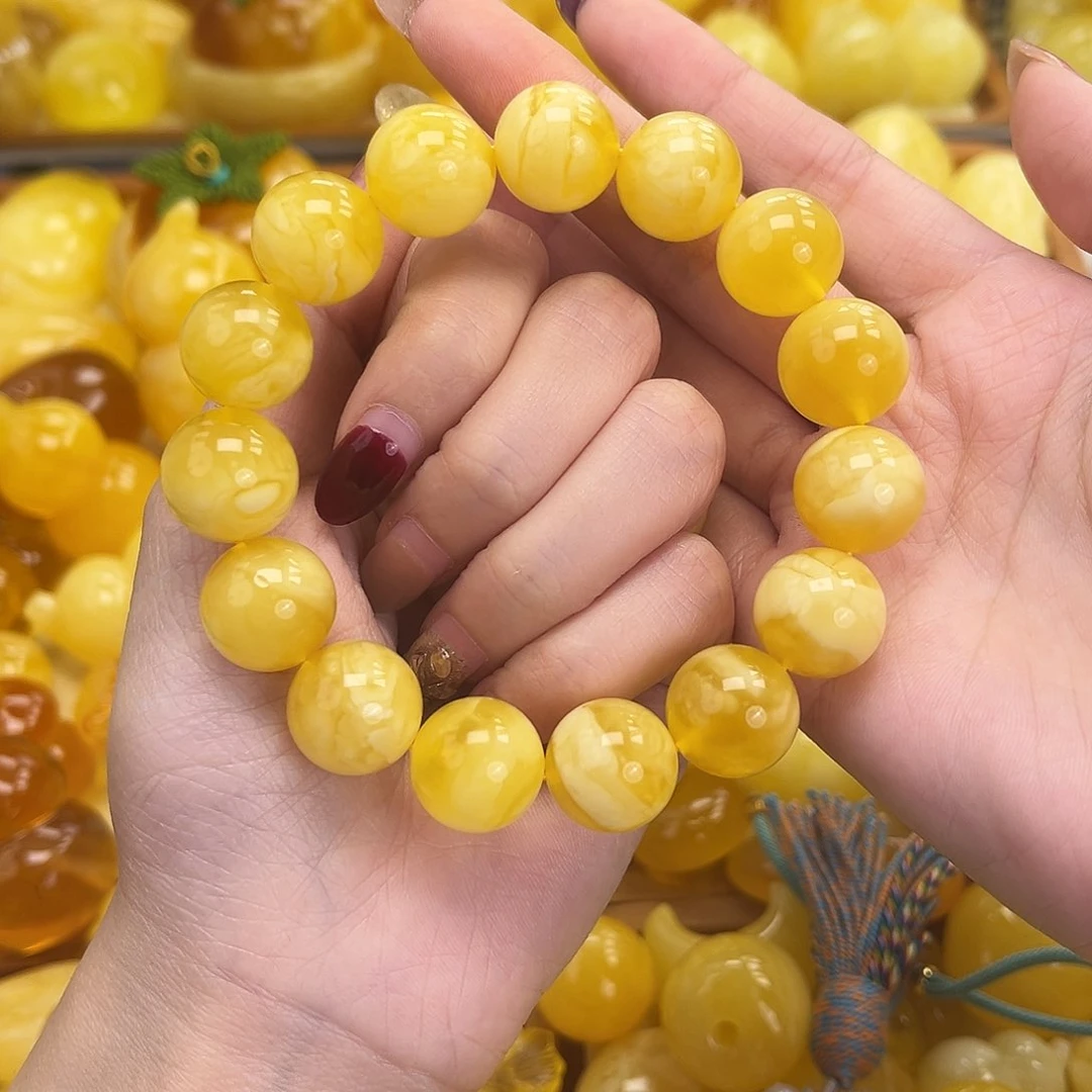 裸石琥珀未镶嵌15mm+手串