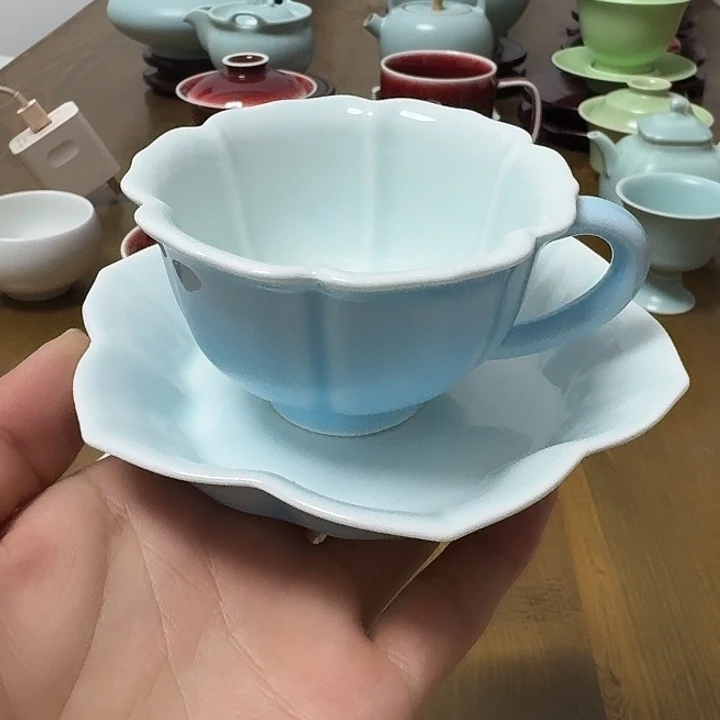 摆件景德镇高温陶瓷杯子