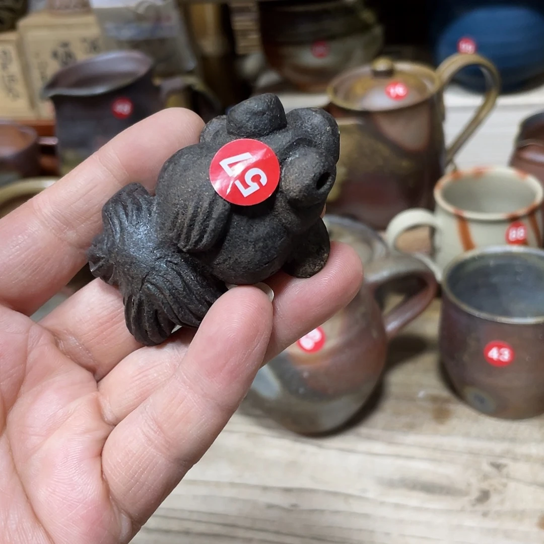 木村玉舟备前茶杯茶宠