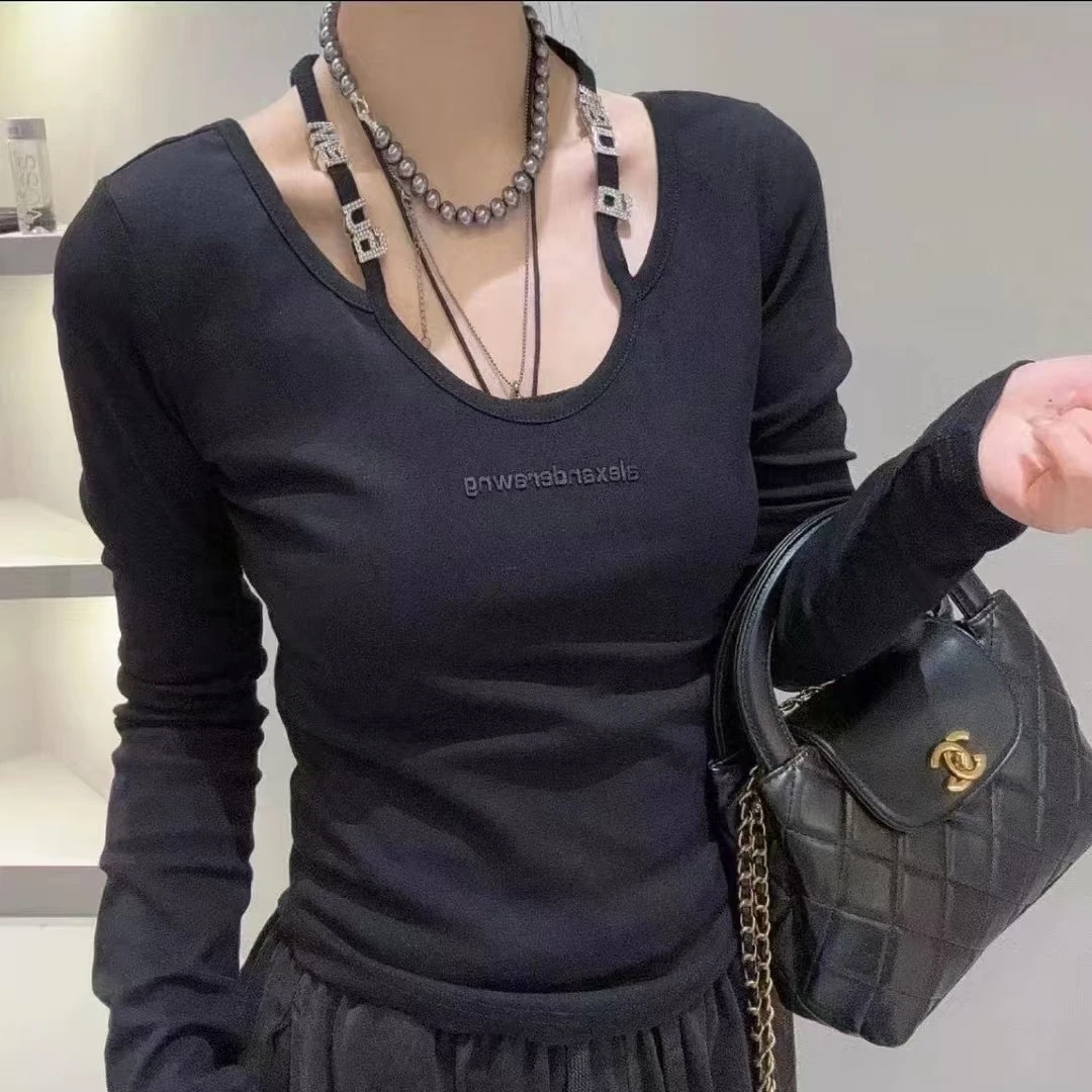 大码打底衫可外穿修身显瘦高弹