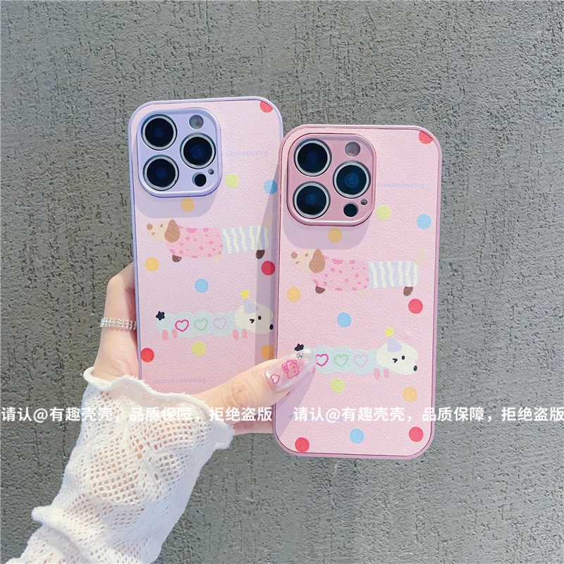 金属漆皮纹适用苹果16/iPhone/华为荣耀/OPPO/VIVO/小米/手机壳潮