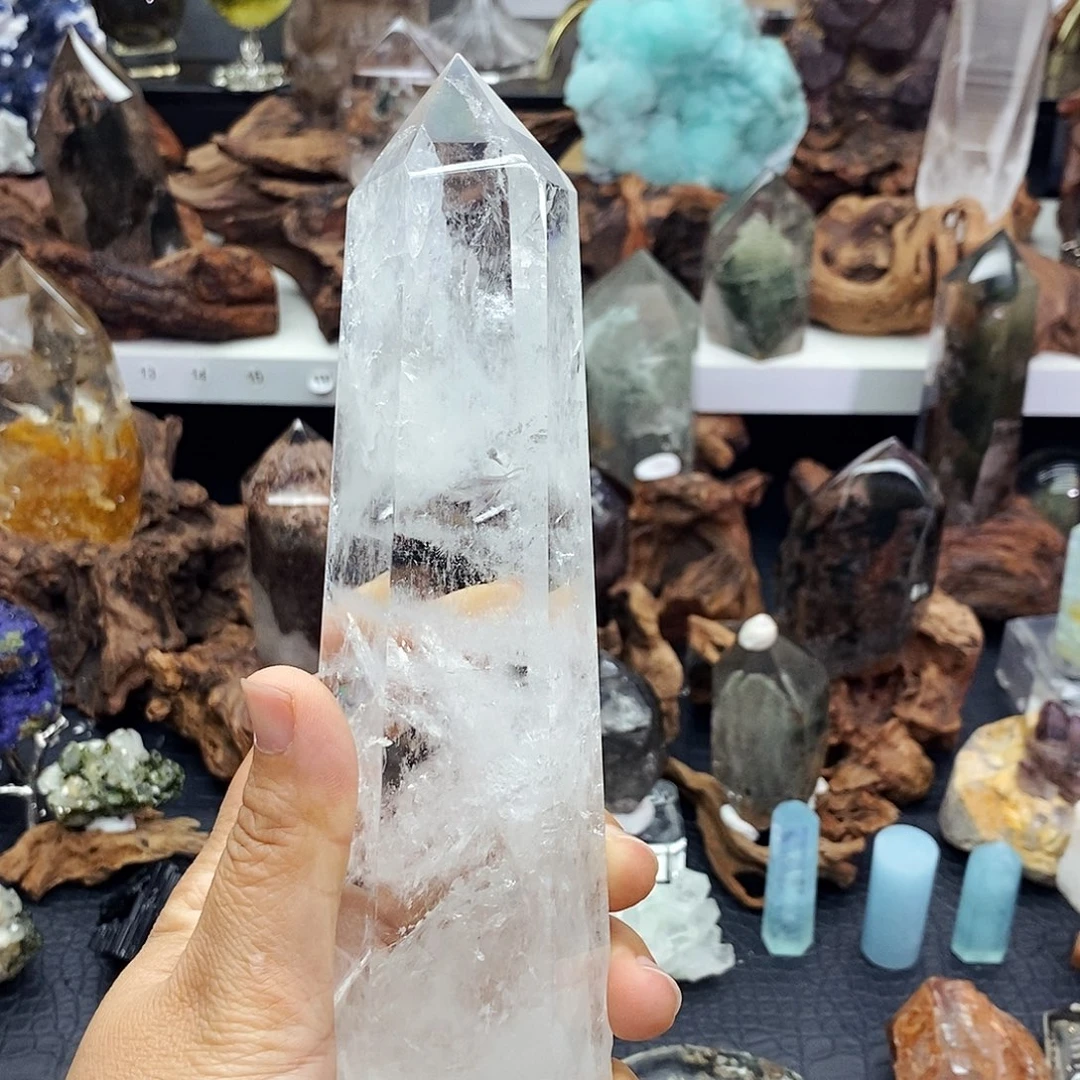 石材消磁白水晶t10