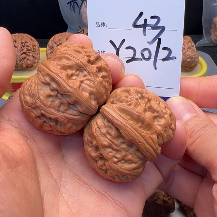 文玩核桃把件平谷元宝微修Y2012