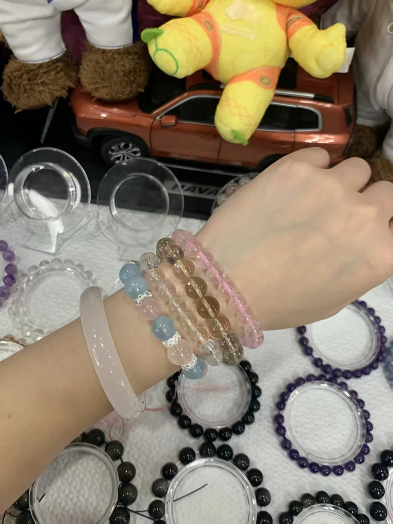《NOT DE不被定义》链接可塘天然水晶女款单圈手串时尚百搭显白款