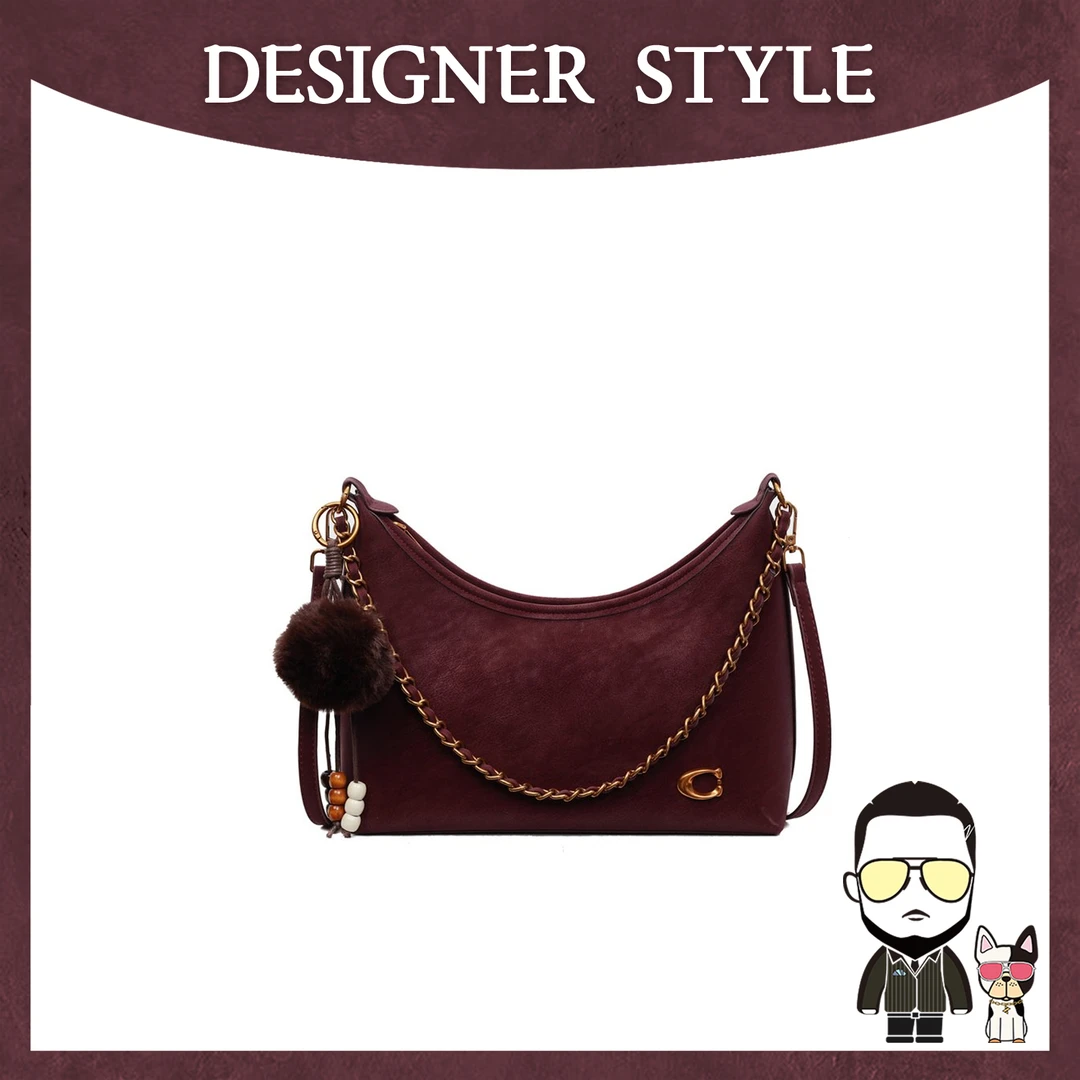 【左九设计师款】时尚休闲百搭女士单肩腋下包YF9846