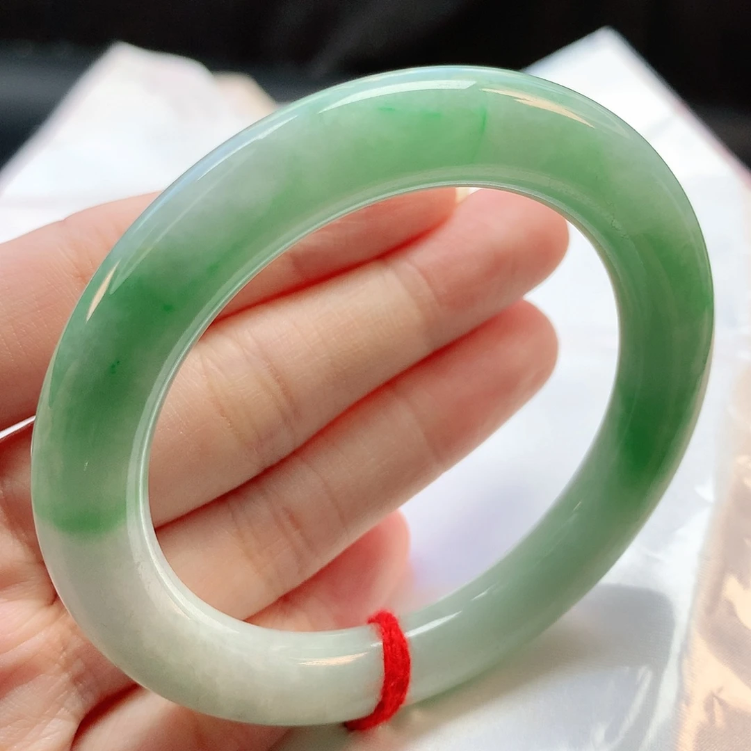 未镶嵌手镯翡翠53圆条882273