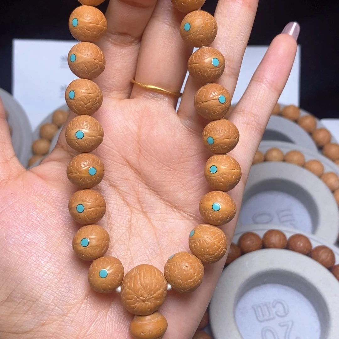 凤眼菩提吊坠手串