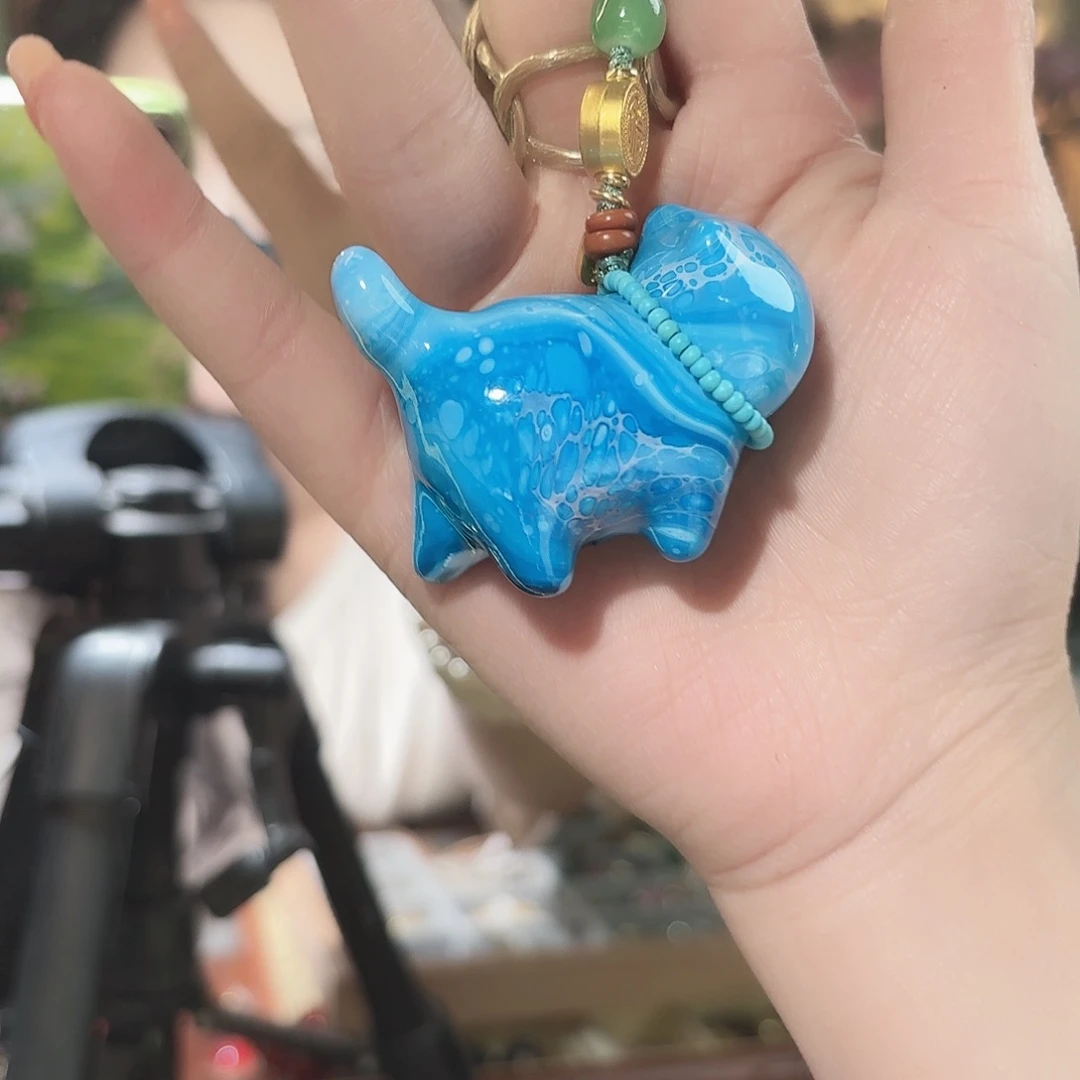琉璃纯铜合金挂件