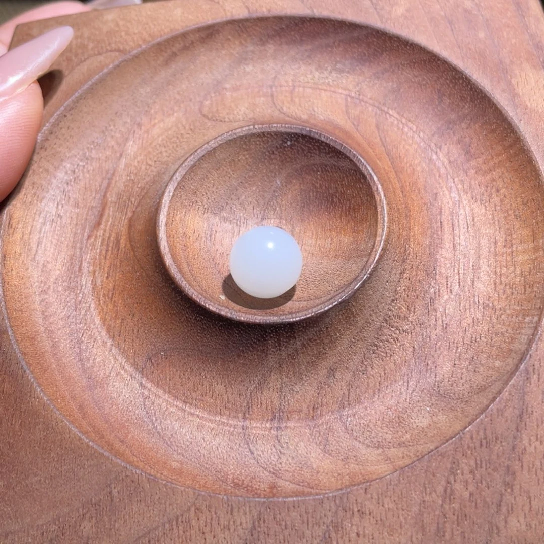 未镶嵌手链和田玉卡11圆珠