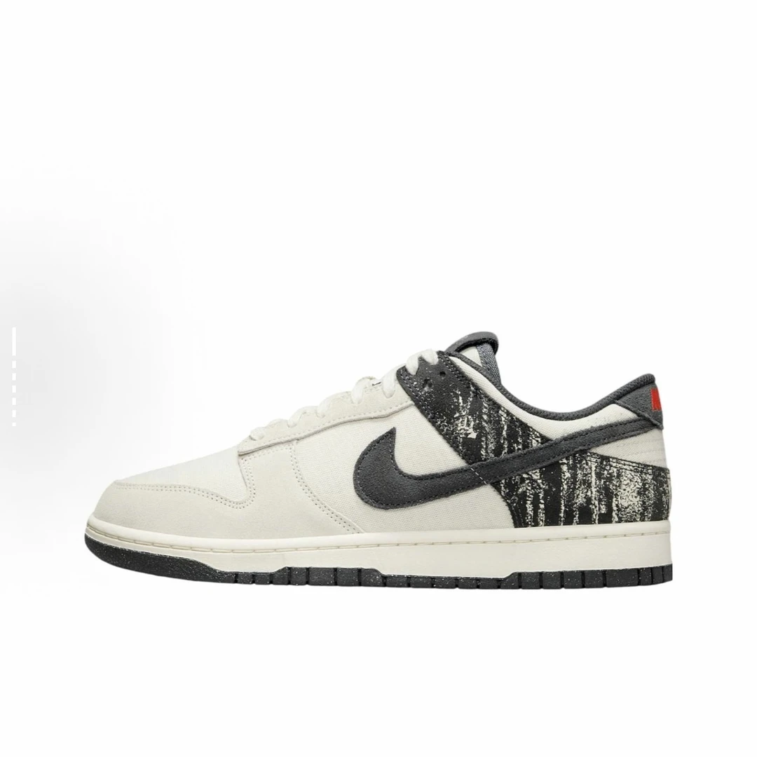 NIKE/耐克男款Dunk Low舒适百搭防滑耐磨低帮板鞋白黑色IB7720110