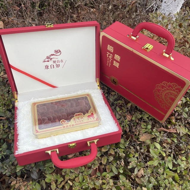 鹿茸片礼盒鹿茸礼盒春节送礼礼盒30克净重送爸爸送妈妈