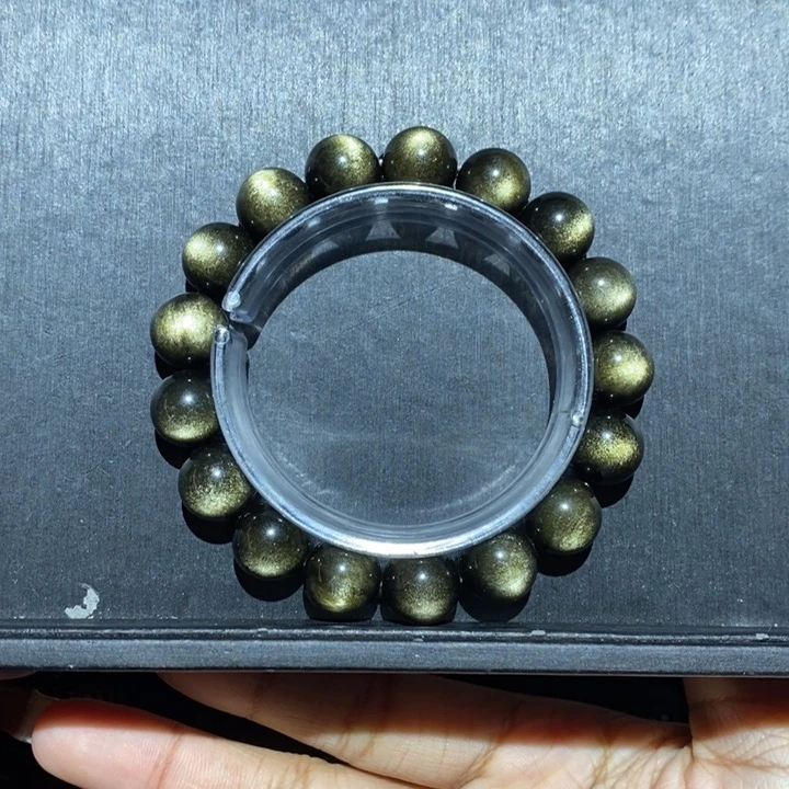 黑曜岩手链未镶嵌^*话