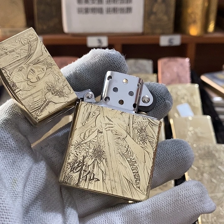 铜黄铜防风打火机特价