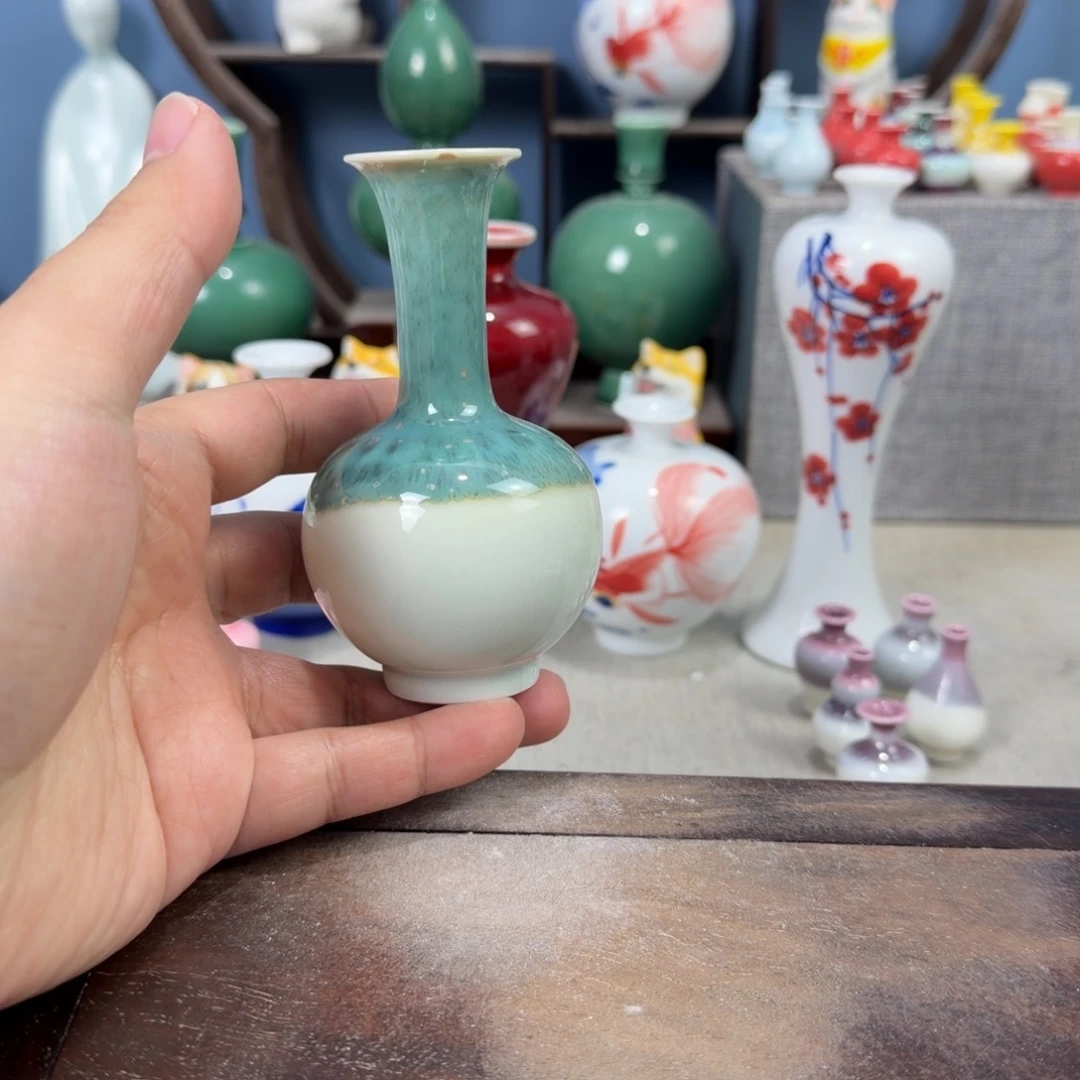 陶瓷手工小花器摆件