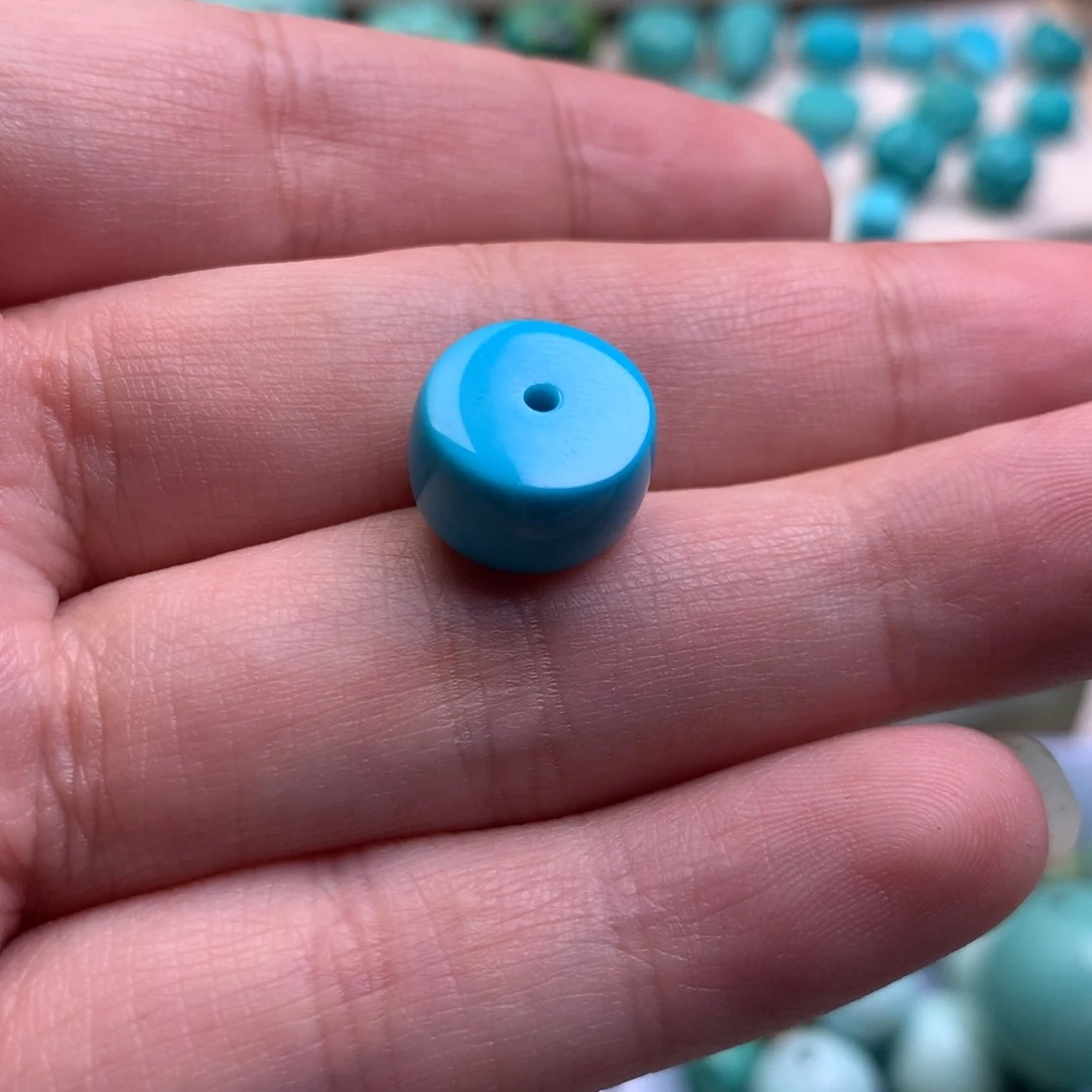 绿松石珠宝半成品未镶嵌大**权