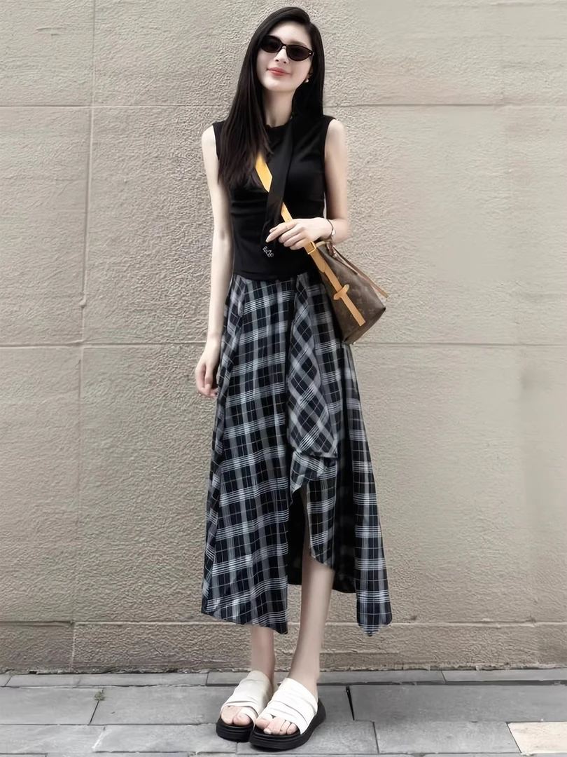 上班通勤风超好看独特漂亮上衣裙子女2025新款夏季简约高智感套装