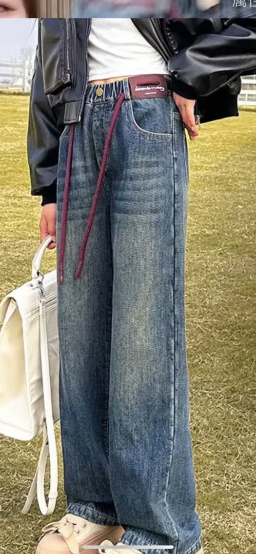 【A001-蓝】青少年休闲牛仔裤