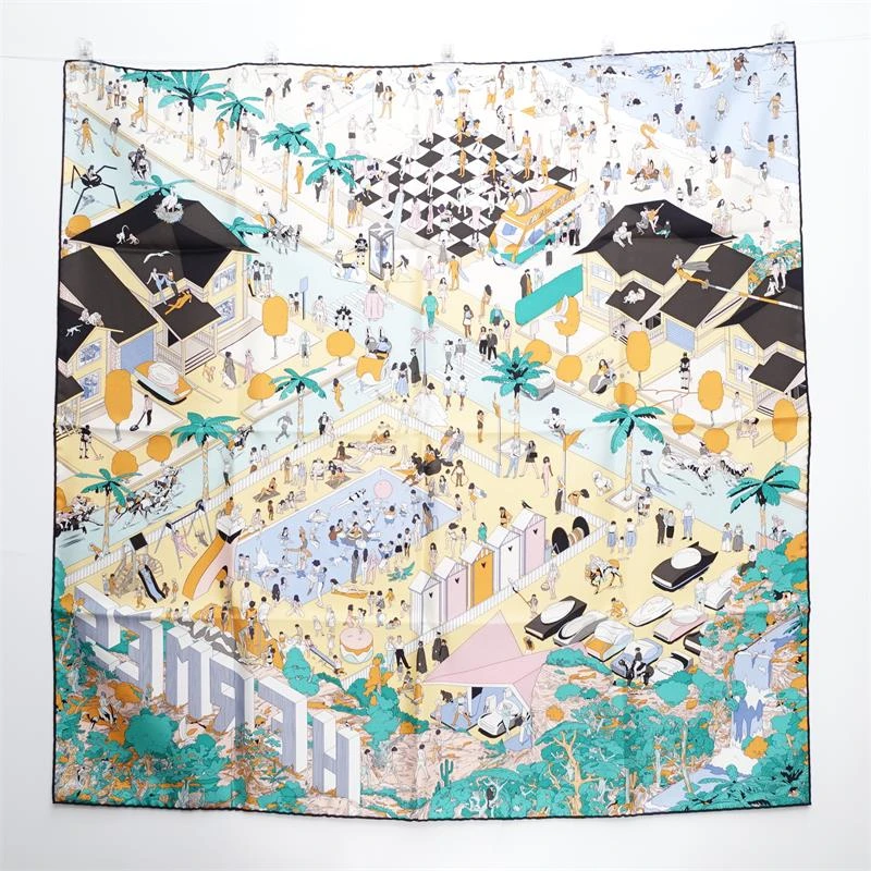 99新 Hermes/爱马仕 丝巾/T_ZY0000103568