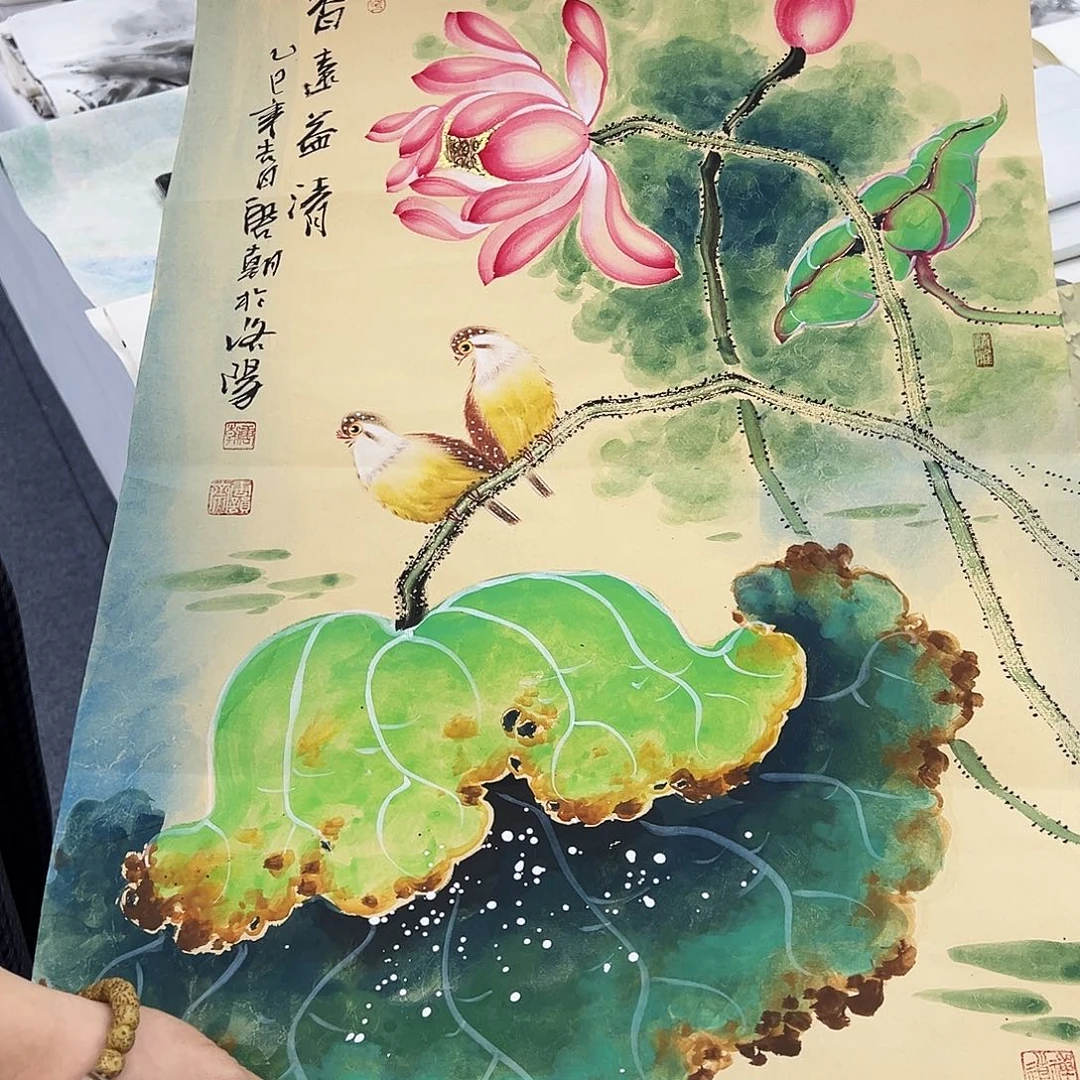 国画纯手绘作品欣赏